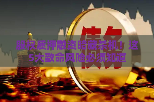 股权质押融资暗藏杀机！这5大致命风险必须知道